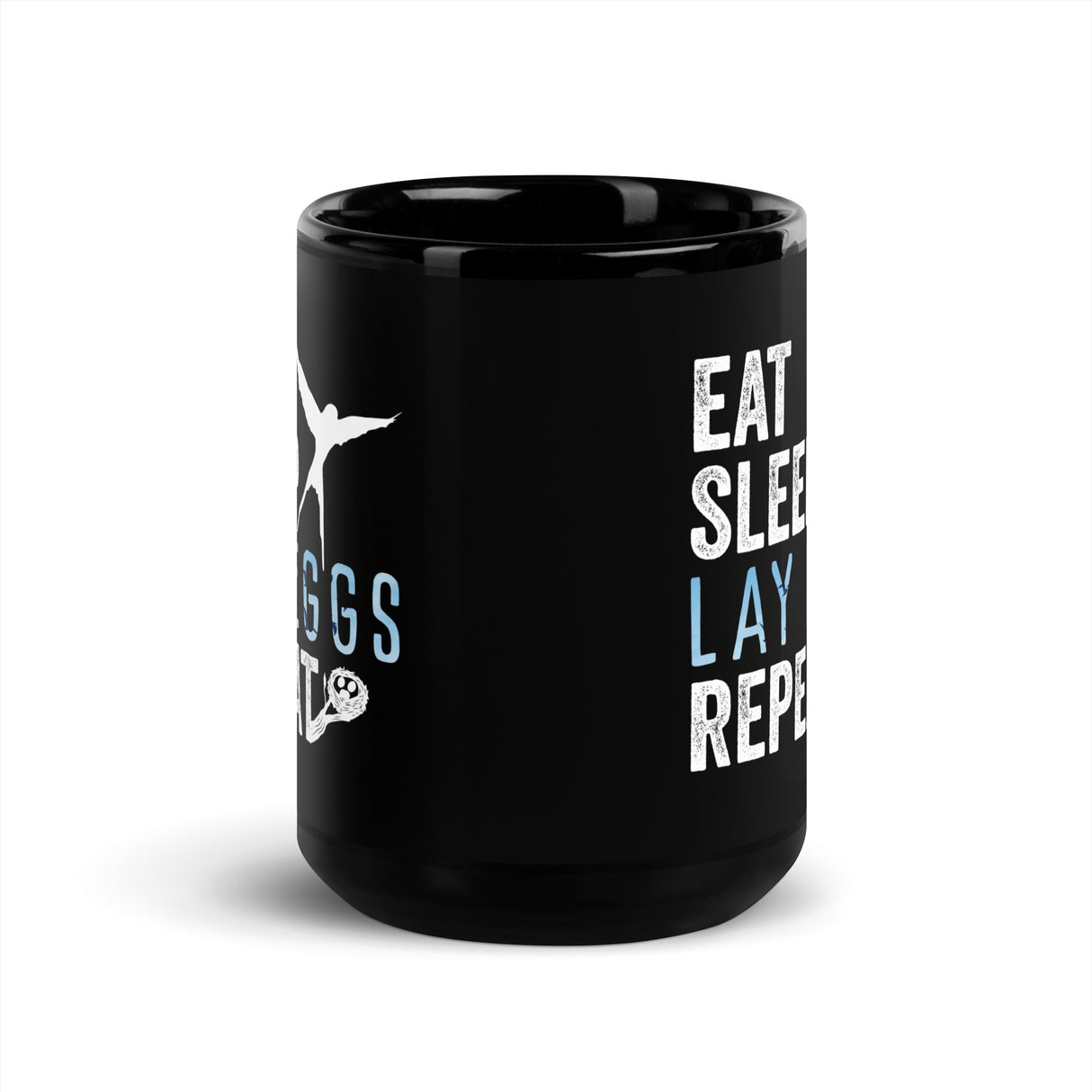 Wingspan Board Game Inspired Black Glossy Mug