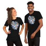 Astronaut Playing a Video Game in Space Unisex T-shirt