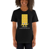 Be Careful Where you Set Feet Cute Building Brick Unisex T-shirt