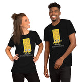 Be Careful Where you Set Feet Cute Building Brick Unisex T-shirt