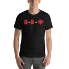 Two Building Bricks Make Hearth Unisex T-shirt