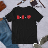 Two Building Bricks Make Hearth Unisex T-shirt