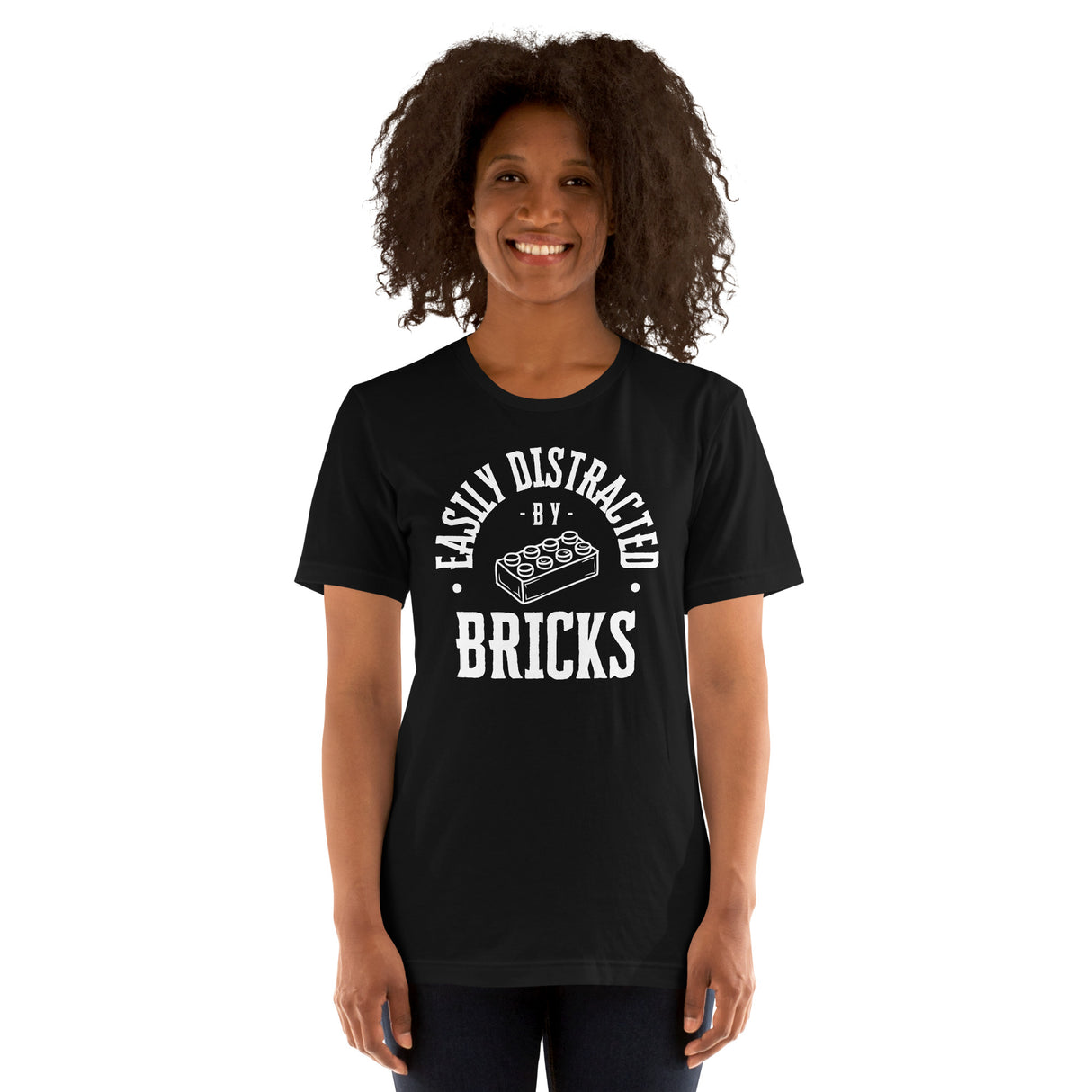 Easily Distracted by Bricks Unisex T-shirt