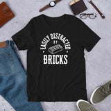 Easily Distracted by Bricks Unisex T-shirt