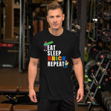 Eat Sleep Brick Repeat Unisex T-shirt