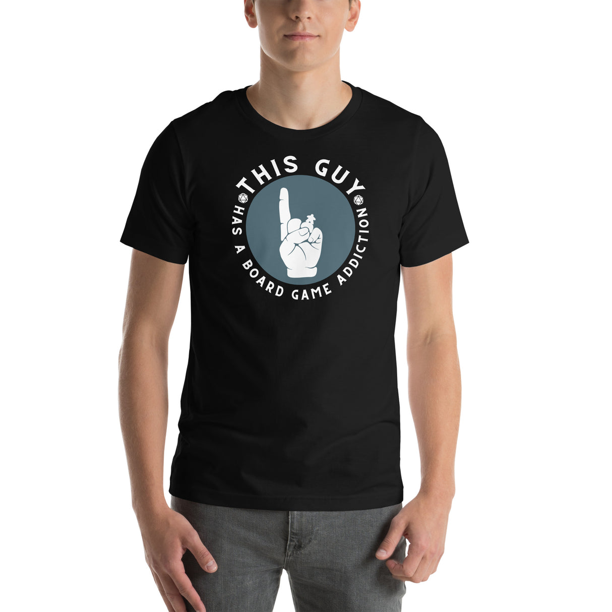 This Guy Has a Board Game Addiction Funny Unisex T-shirt