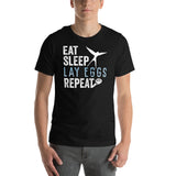 Eat Sleep Lay Eggs Repeat Wingspan Board Game Inspired Unisex T-shirt