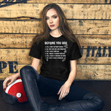 Before You Ask - Funny Unisex Board Game T-Shirt