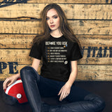 Before You Ask - Funny Unisex Board Game T-Shirt