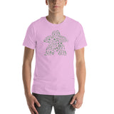 Floral Board Game Meeple Unisex T-shirt