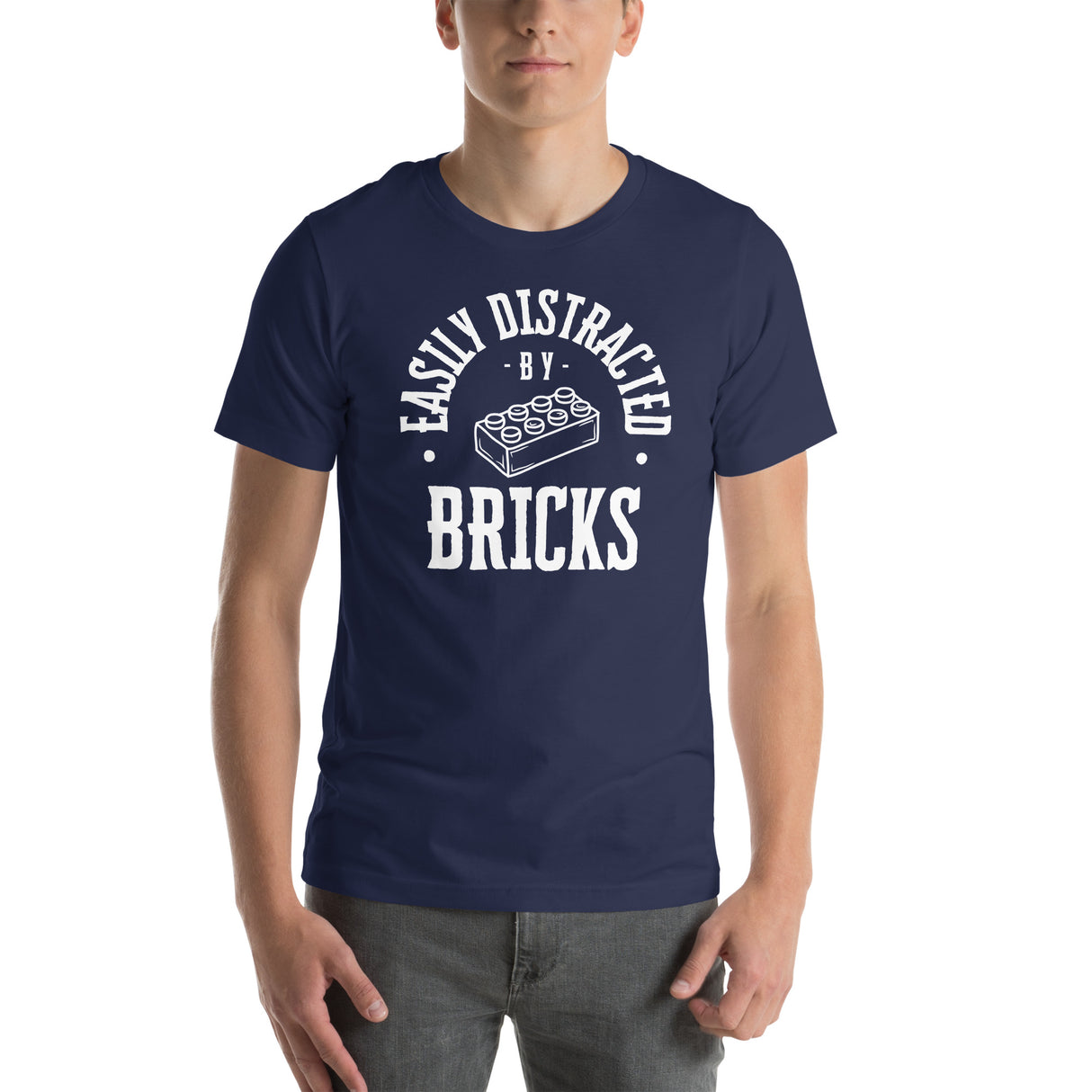 Easily Distracted by Bricks Unisex T-shirt