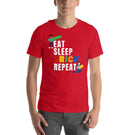 Eat Sleep Brick Repeat Unisex T-shirt