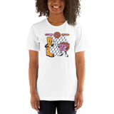 Leg vs Building Brick Fighting Funny Unisex T-shirt