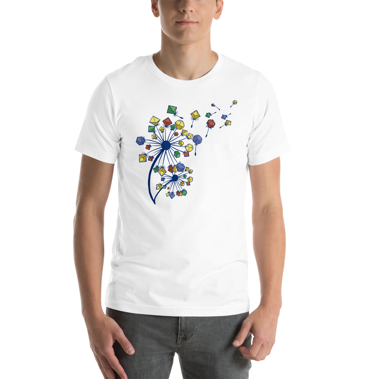 Dandelion Role Playing Game Dice Unisex T-shirt