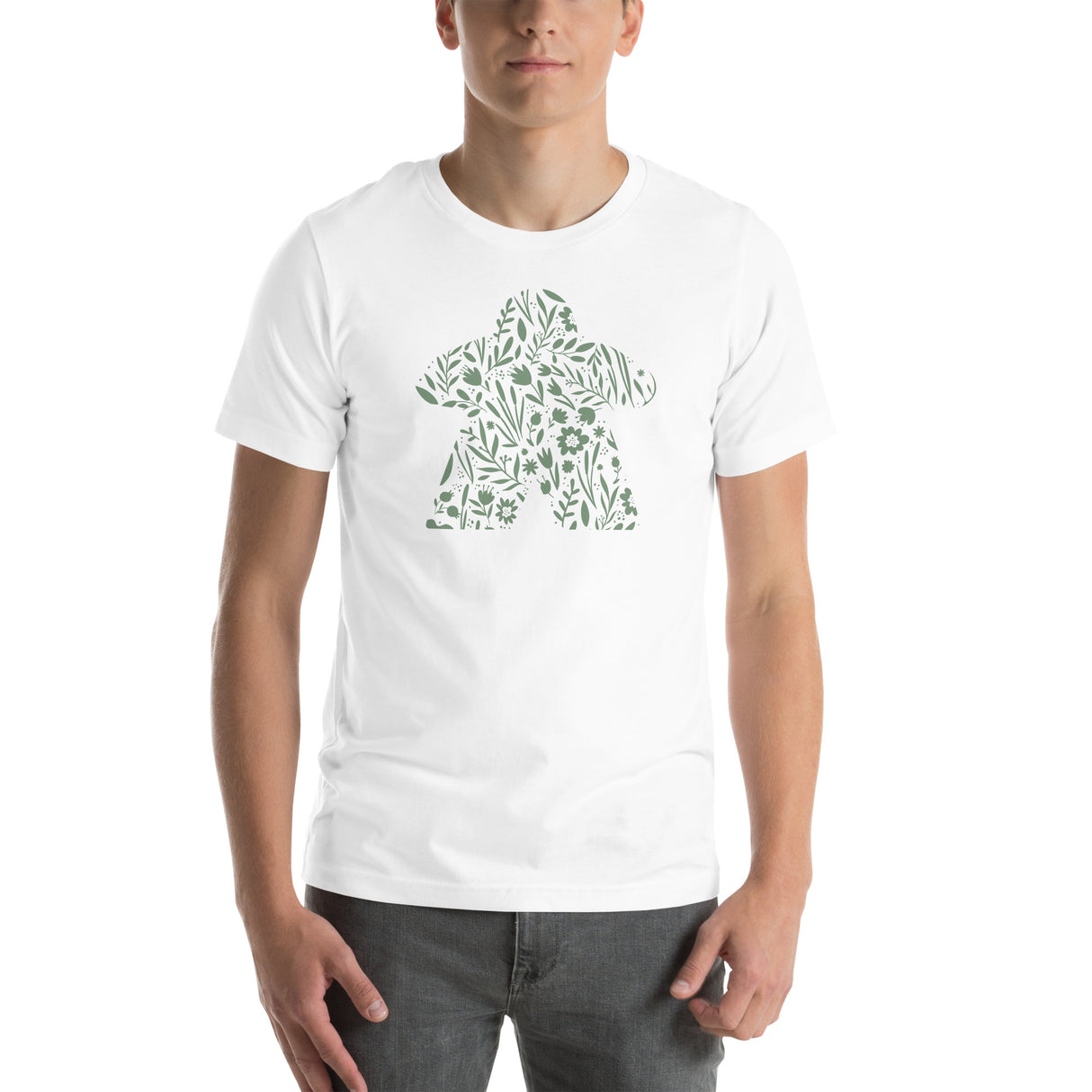 Floral Board Game Meeple Unisex T-shirt