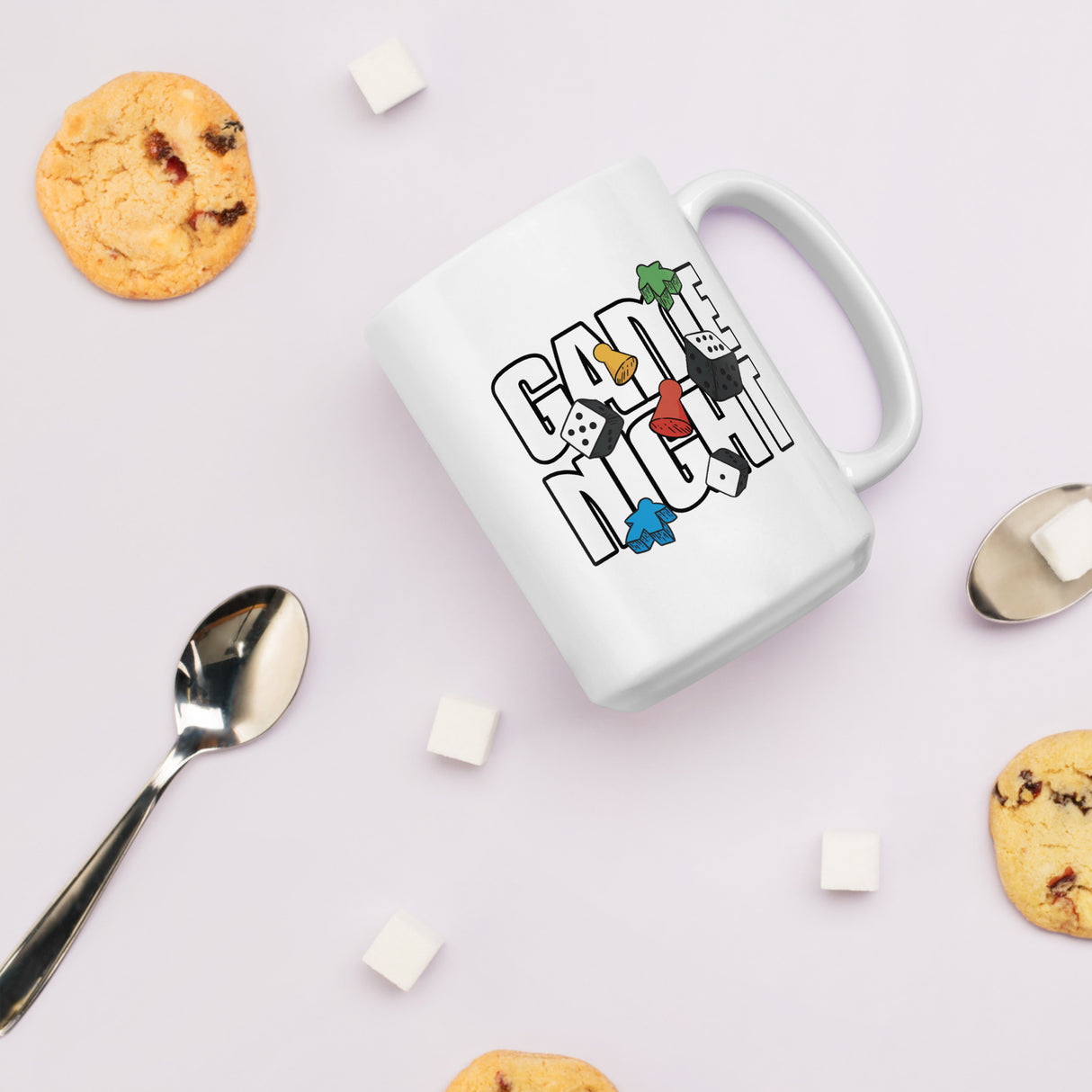 Game Night Double Sided Board Game Mug