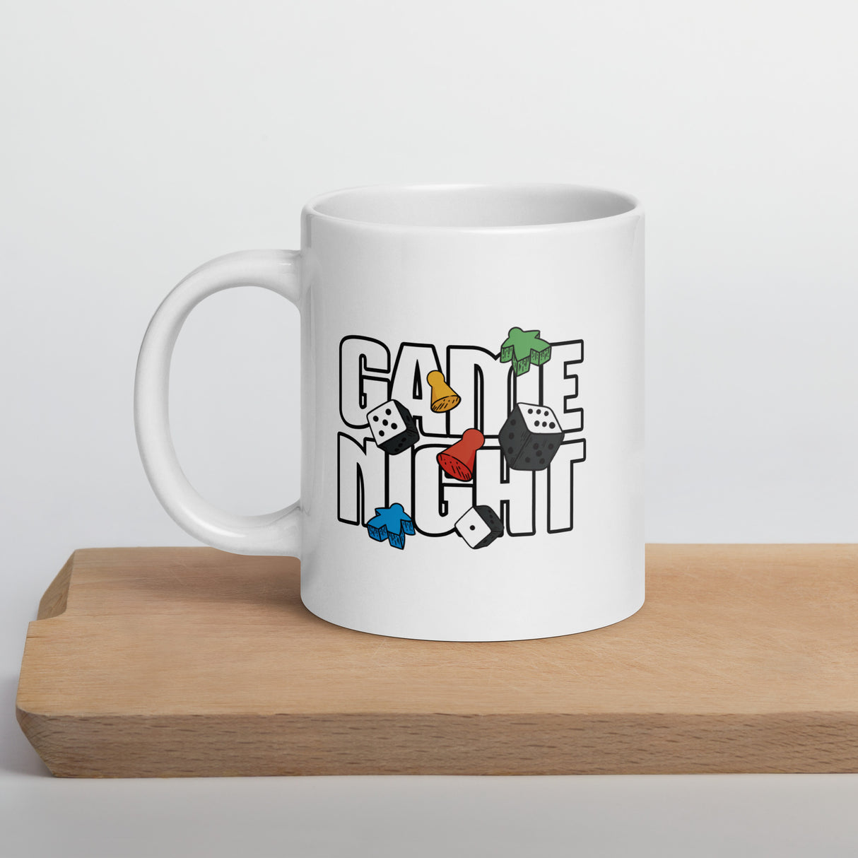 Game Night Double Sided Board Game Mug