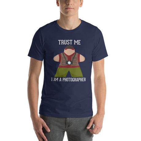 Trust Me I am a Photographer Funny Board Game Meeple Unisex T-Shirt