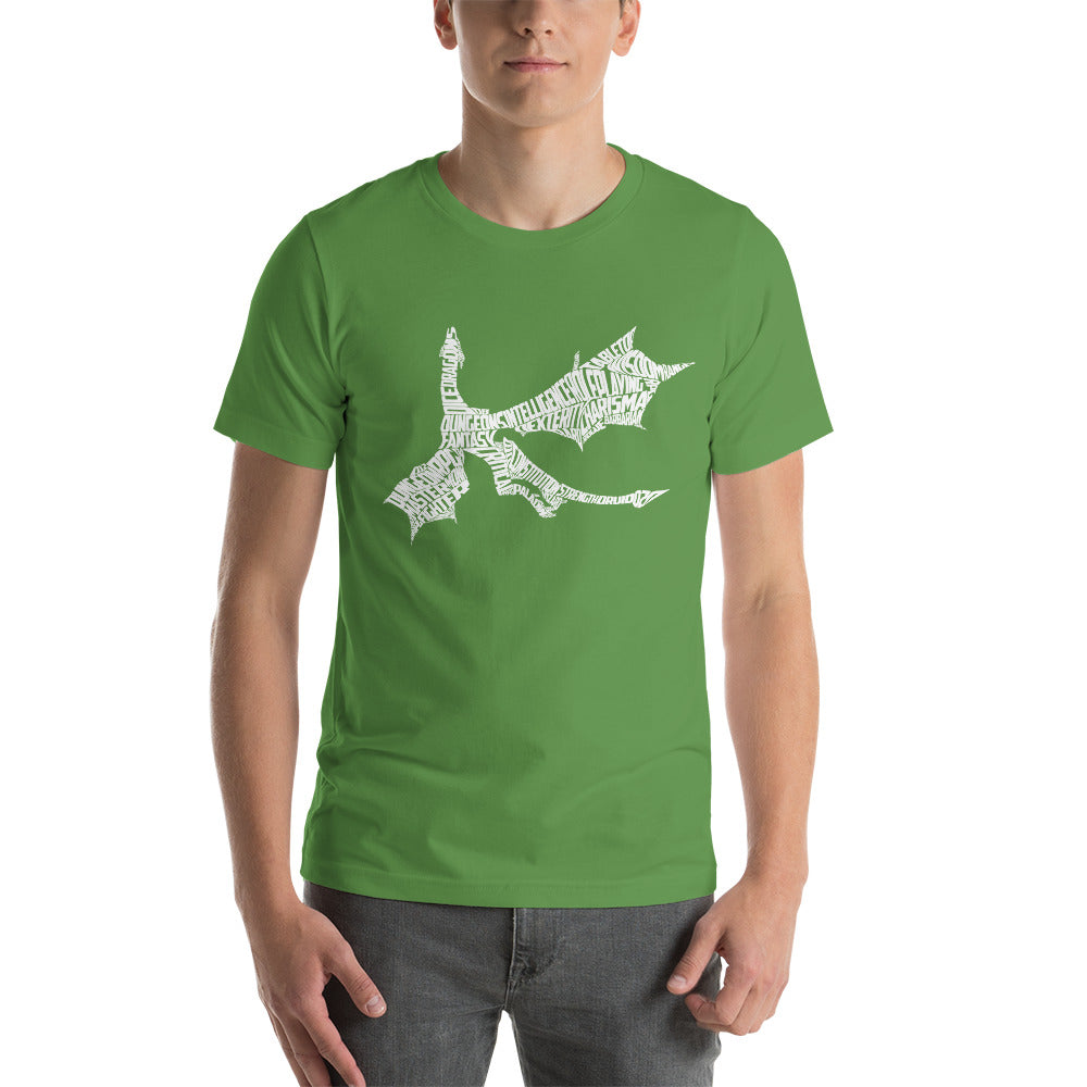 Role Playing Game Dragon Typography Unisex T-Shirt