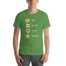 Eat Sleep Play Repeat Board Game Unisex T-Shirt