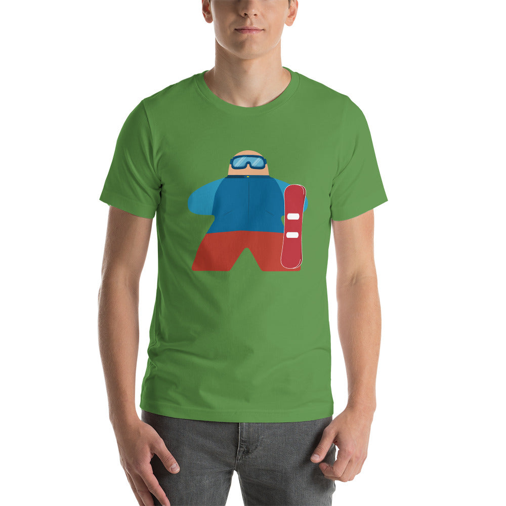 Snowboarder Board Game Meeple Unisex T-Shirt