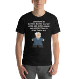 Albert Einstein Funny Board Game Meeple Unisex T-Shirt