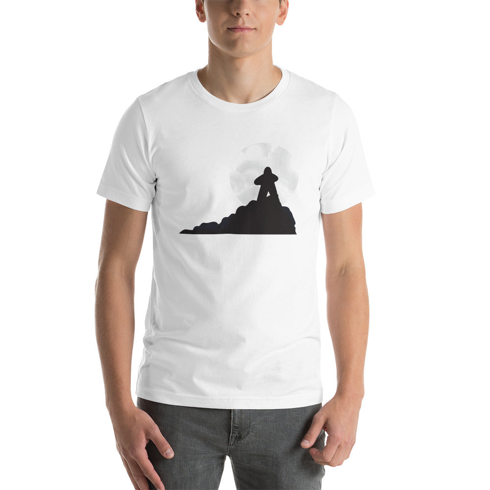 Meeple Howling at Moon Unisex T-Shirt