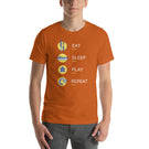 Eat Sleep Play Repeat Board Game Unisex T-Shirt