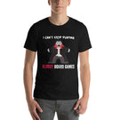 Vampire Meeple I Can't Stop Playing Bloody Board Games Unisex T-Shirt for Halloween