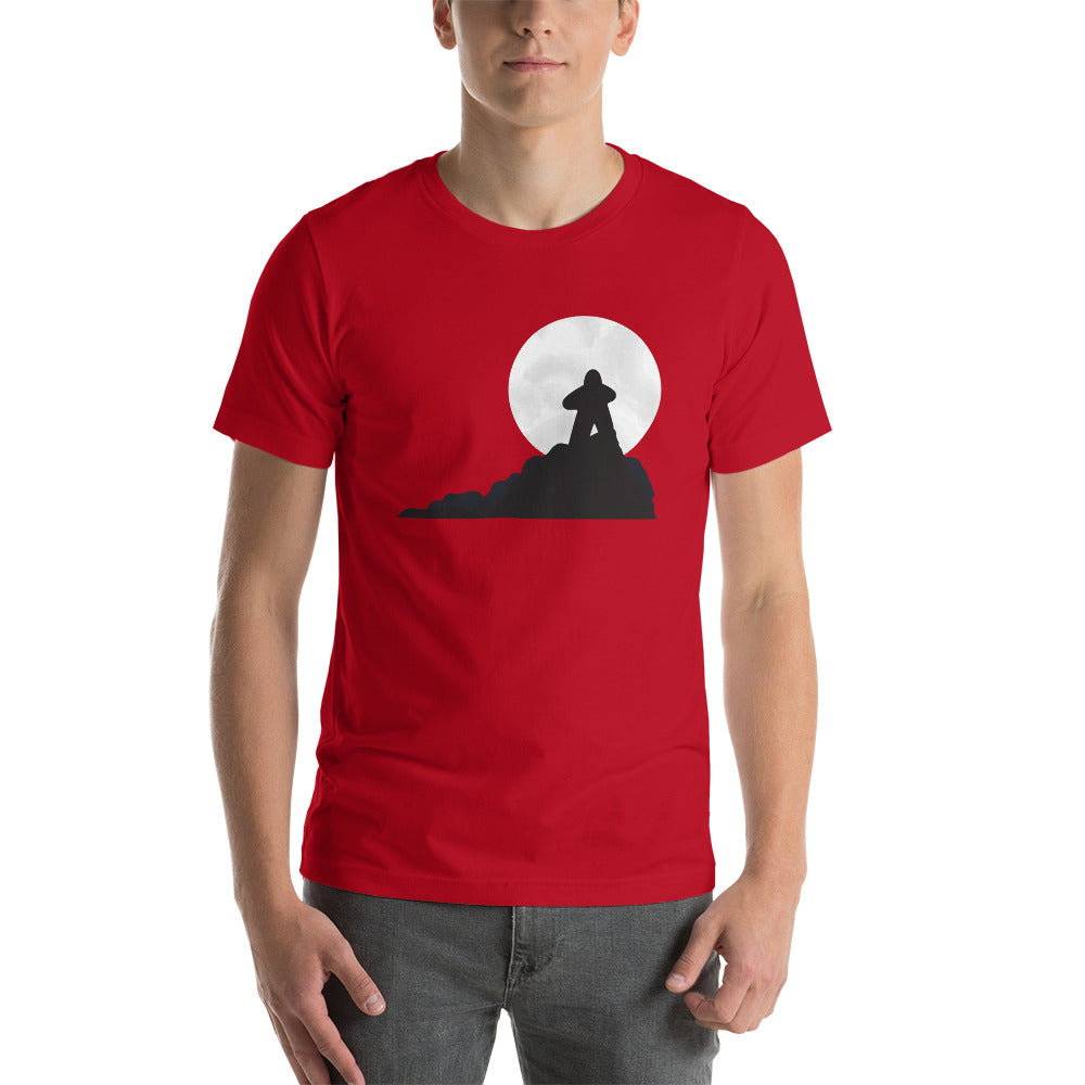 Meeple Howling at Moon Unisex T-Shirt