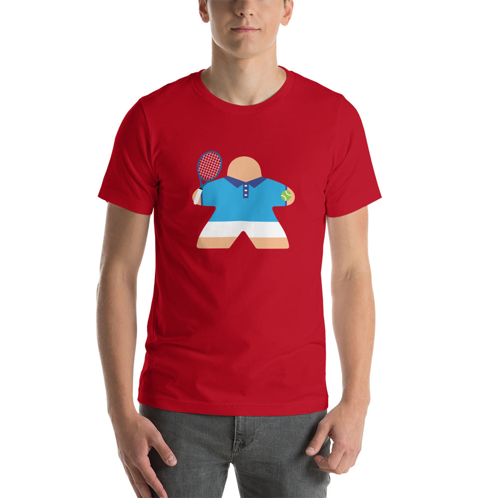 Tennis Player Board Game Meeple Unisex T-Shirt