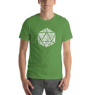 Dungeons and Dragons Role Playing Game D20 Dice Typography Unisex T-Shirt