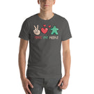 Peace Love Meeple Unisex Board Game T-Shirt