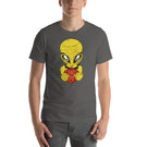 Yellow Alien Holding a D20 D&D / DND Role Playing Dice Unisex T-Shirt