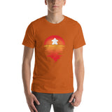 Meeple on Sunset Unisex T-Shirt