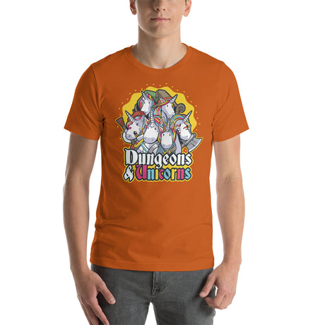 Dungeons & Unicorns Funny Unisex T-Shirt