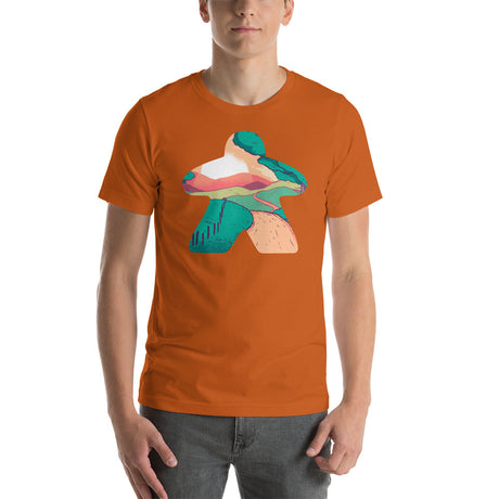 Country Road Into the Sunset Inside a Board Game Meeple Unisex T-Shirt