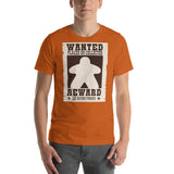 Wanted Meeple Funny Unisex T-Shirt