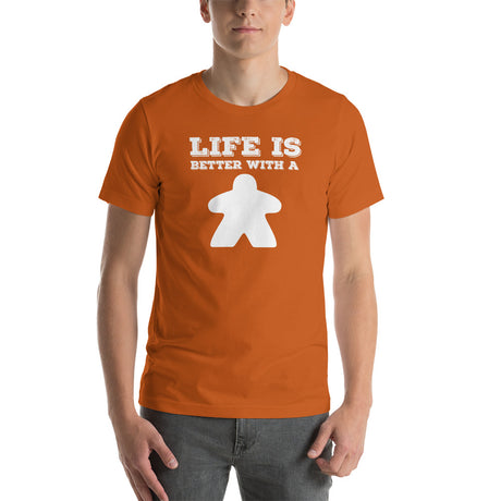 Life is Better with a Meeple Unisex Board Game T-Shirt