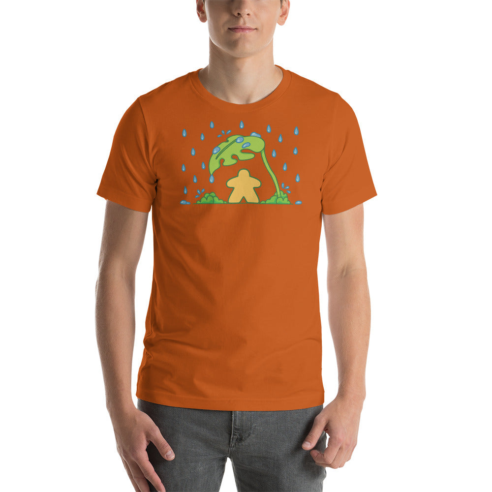 Board Game Meeple Under Leaf Unisex T-Shirt