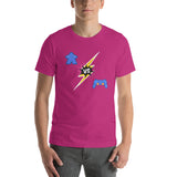 Board Game vs Video Game - Meeple vs Gamepad Unisex T-Shirt