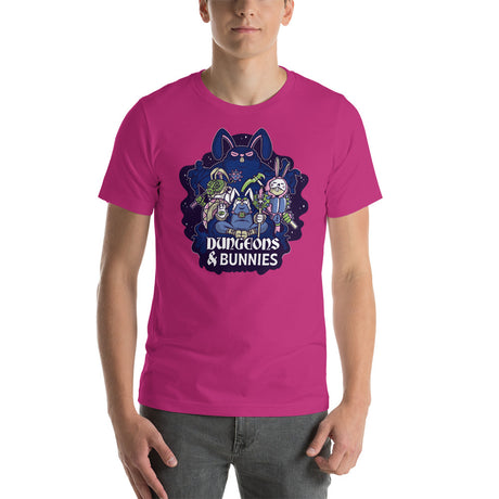 Dungeons & Bunnies Funny Dungeons and Dragons Role Playing Game Unisex T-Shirt