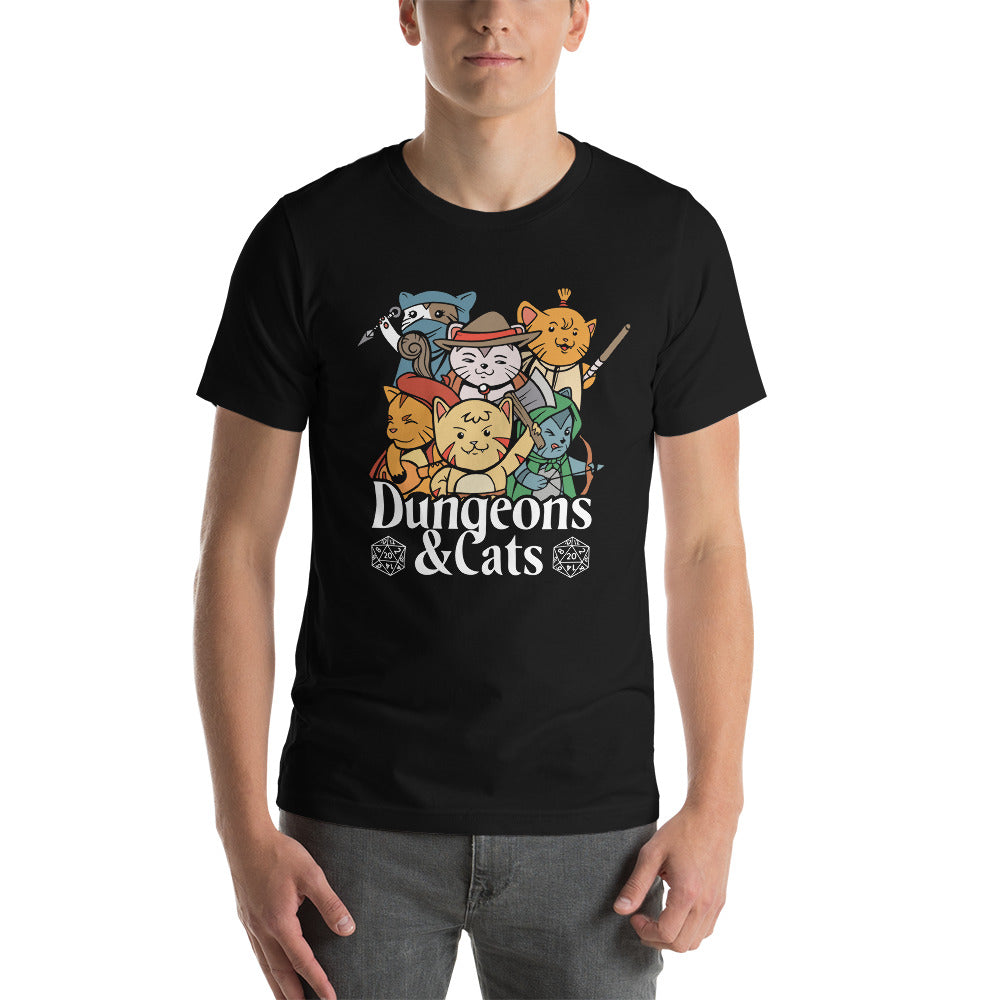 Dungeons & Cats Roleplaying Game Unisex T-Shirt