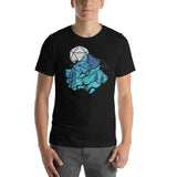 Moon in a D20 D&D Dice Moon Landscape Unisex T-Shirt