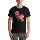 Santa Claus with Sleigh of D&D Dice Unisex T-Shirt