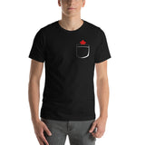 Board Game Meeple in a Fake Pocket Unisex T-Shirt