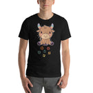 Cute Taurus Rolling D&D Role Playing Dice Unisex T-Shirt