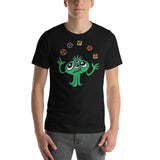 Cute Green Monster Juggling D&D / DND Role Playing Game Dice Unisex T-Shirt