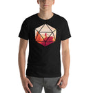 D20 D&D / DND Role Playing Game Dice with Adventurer Inside Unisex T-Shirt