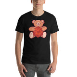 Cute Teddy Bear Holding a D20 D&D / DND Role Playing Dice Unisex T-Shirt